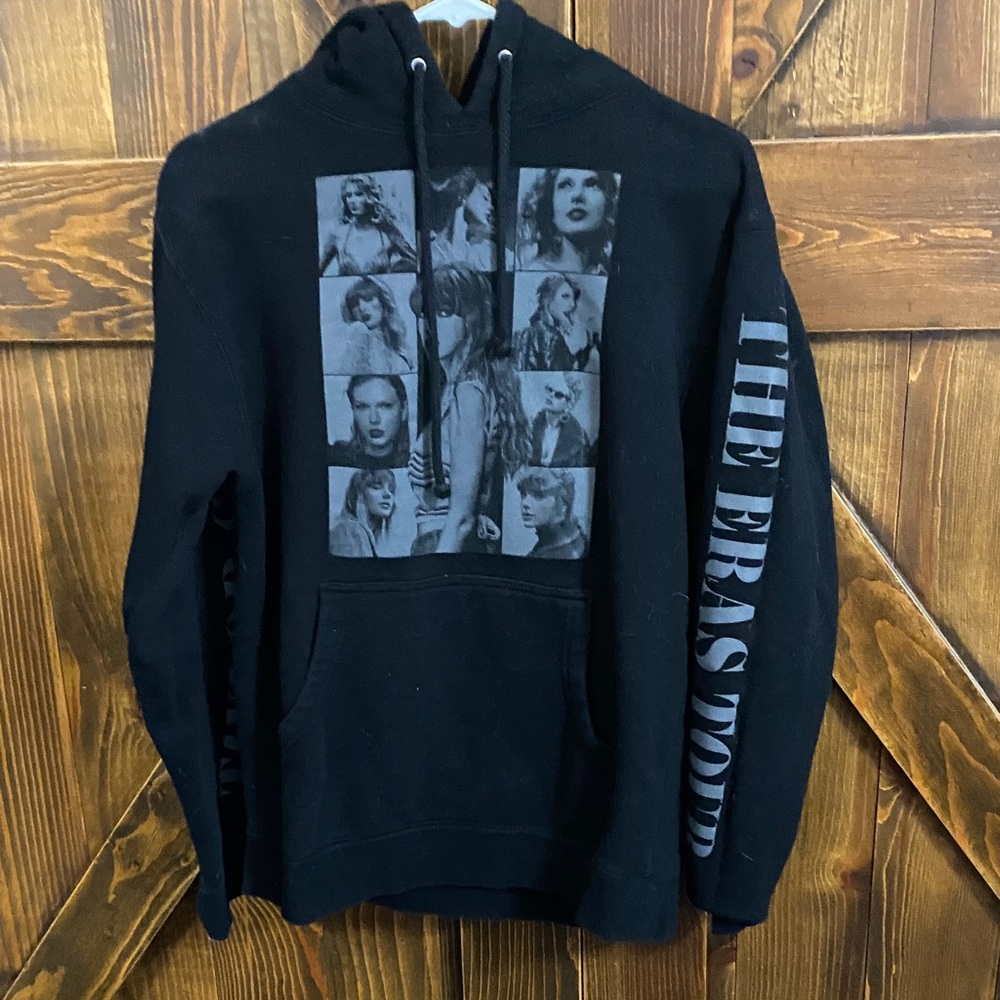 Taylor Swift Eras Tour Black Hoodie